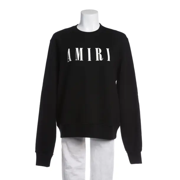 Sweatshirt in Schwarz, Baumwolle, Amiri