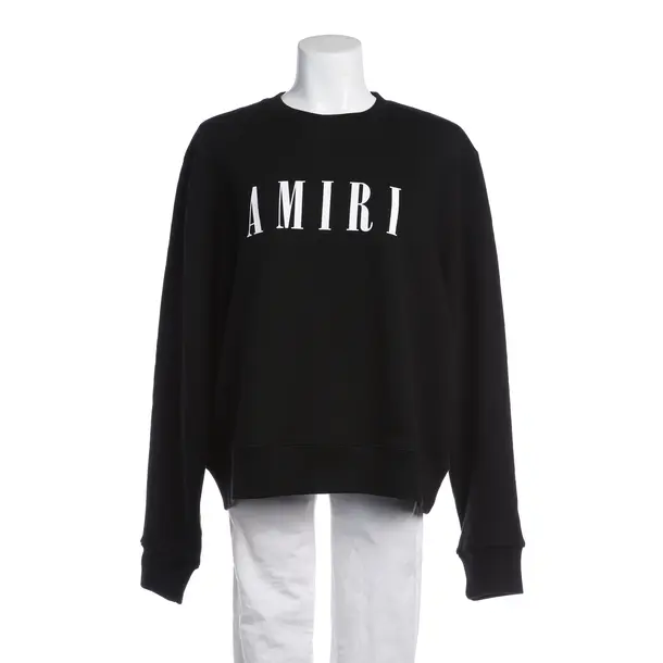 Sweatshirt in Schwarz, Baumwolle, Amiri
