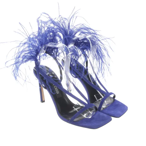 Heeled Sandals in Blue, , Sergio Rossi