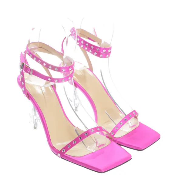 Heeled Sandals in Pink, , Mach & Mach
