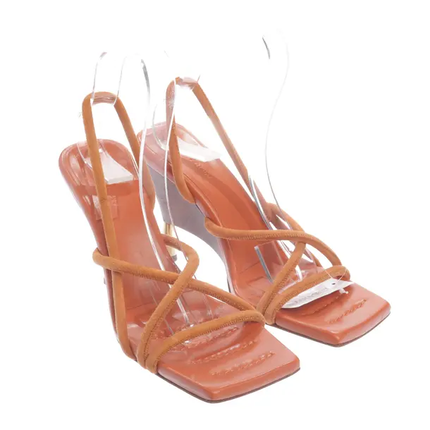 Heeled Sandals in Orange, , Gia Borghini