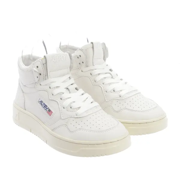 High-Top Sneakers in White, , Autry
