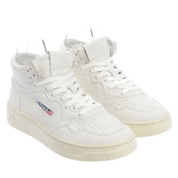 High-Top Sneakers in White, , Autry