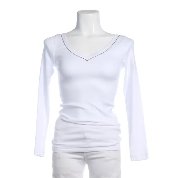 Manica lunga, in Bianco, Cotone, Brunello Cucinelli