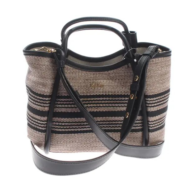 Handtasche in Schwarz, Stroh, Max Mara