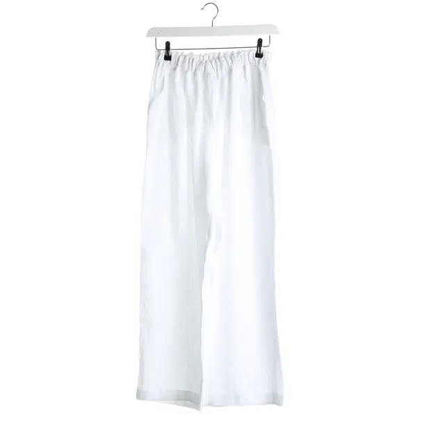Pants in White, Linen, Lodenfrey