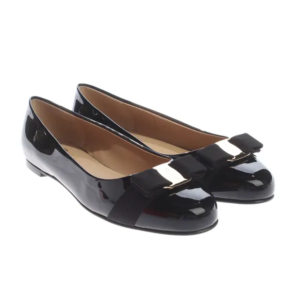 Ballerinas in Schwarz, , Salvatore Ferragamo