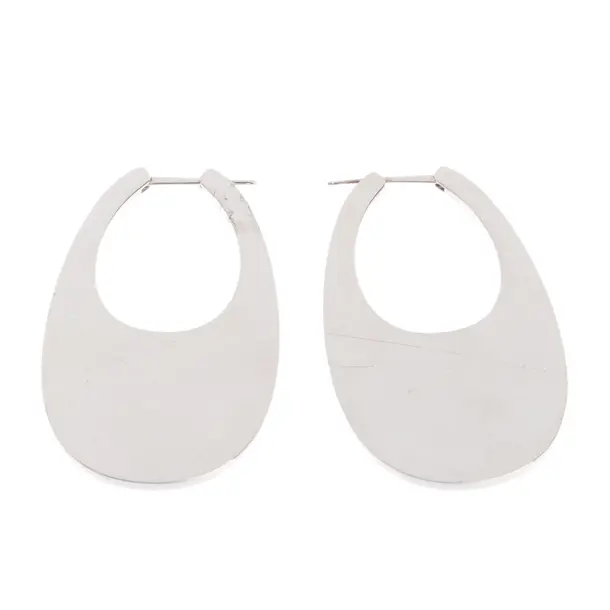 Ohrringe in Metallic, Metall (metallisch, metallisiert), Coperni