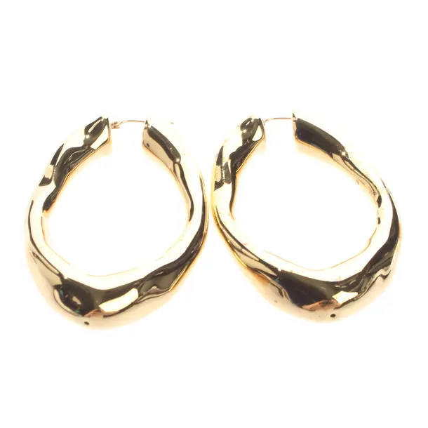 Earrings in Metallic, Metal (metallic, metallized), Jil Sander