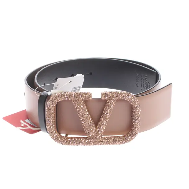 Gürtel in Schwarz, Leder, Valentino