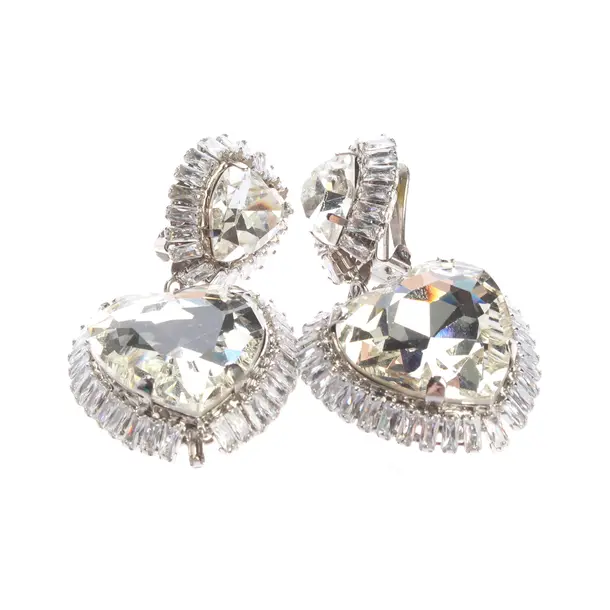 Earrings in Metallic, Metal (metallic, metallized), Alessandra Rich