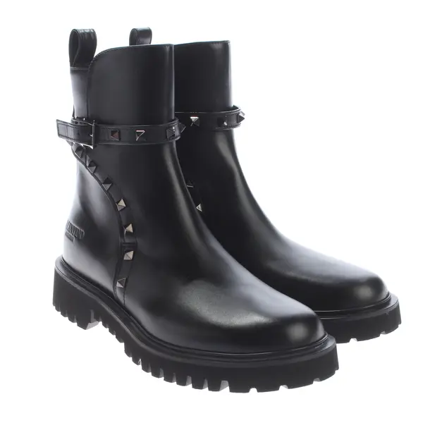 Stiefeletten in Schwarz, , Valentino