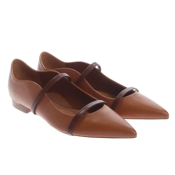 Flats, in Brown, Malone Souliers