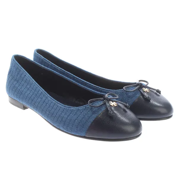 Ballet Flats in Blue, , Tory Burch