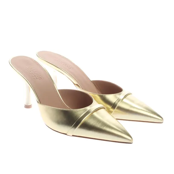 Malone Souliers Hohe Pantoletten EUR 38 Gold - Metallic - - Pre-Loved Designer Fashion - Malone Souliers Second Hand Designer Shop