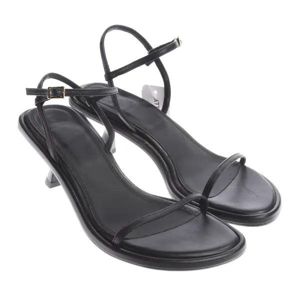 Heeled Sandals in Black, , Souliers Martinez