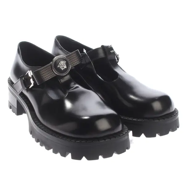 Flats in Black, , Versace