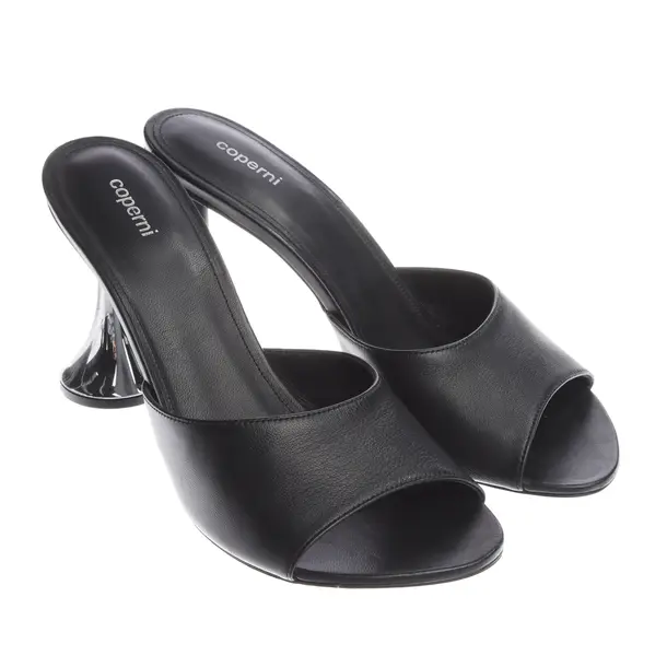 Heeled Sandals in Black, , Coperni