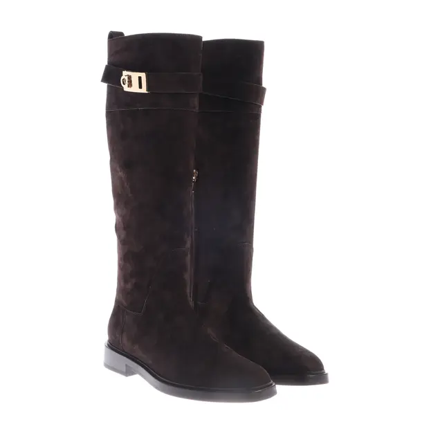 Boots, in Brown, Salvatore Ferragamo