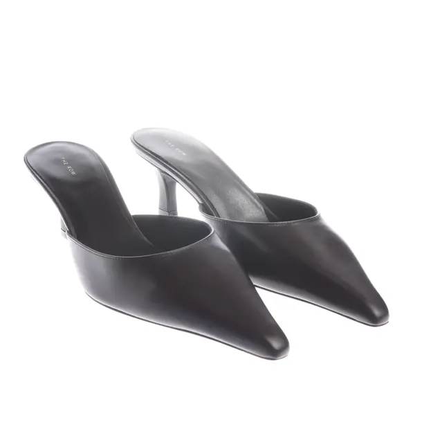 The Row Hohe Pantoletten EUR 37 Dunkelbraun - Braun - - Pre-Loved Designer Fashion - The Row Second Hand Designer Shop