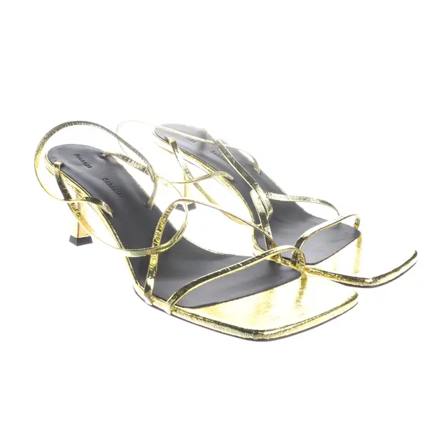 Heeled Sandals, in Gold, Proenza Schouler