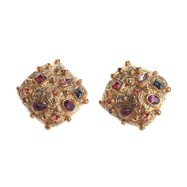 Earrings in Multicolored, Metal (metallic, metallized), Jennifer Behr
