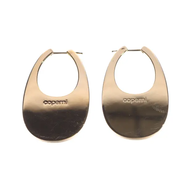 Ohrringe in Metallic, Metall (metallisch, metallisiert), Coperni