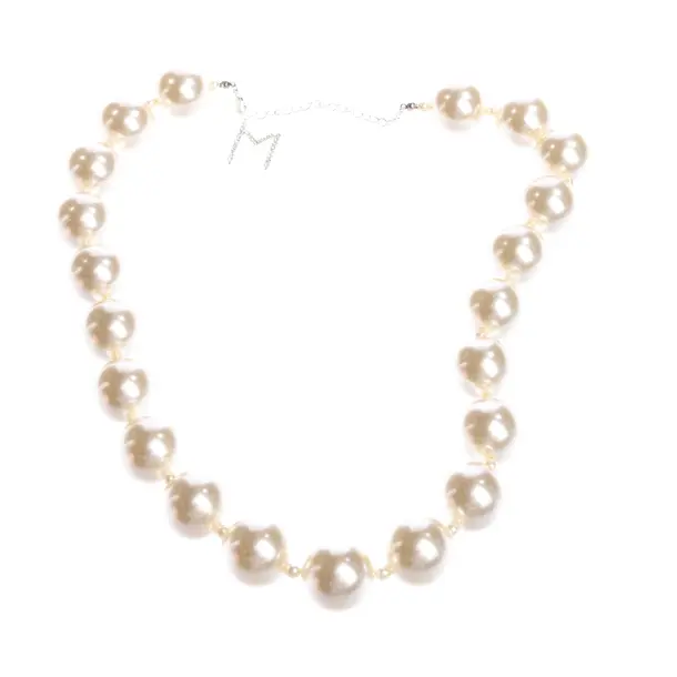 Necklace in Metallic, Metal (metallic, metallized), Magda Butrym