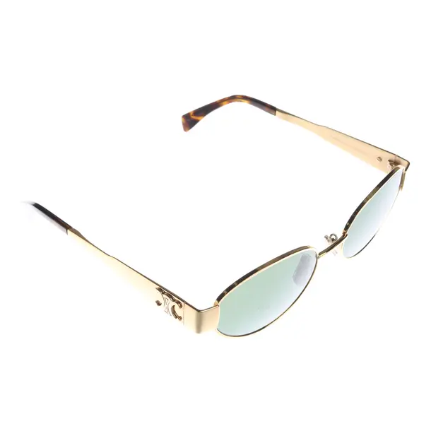 Sonnenbrille, in Gold, Kunststoff / Metall, Céline
