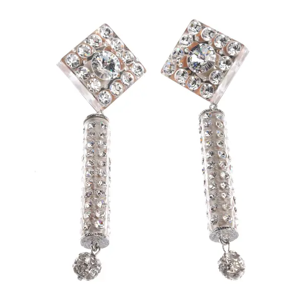 Earrings in Metallic, Metal (metallic, metallized), Alessandra Rich