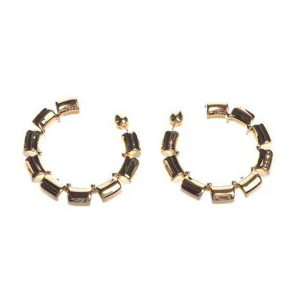 Earrings, in Gold, Metal (metallic, metallized), Alaia