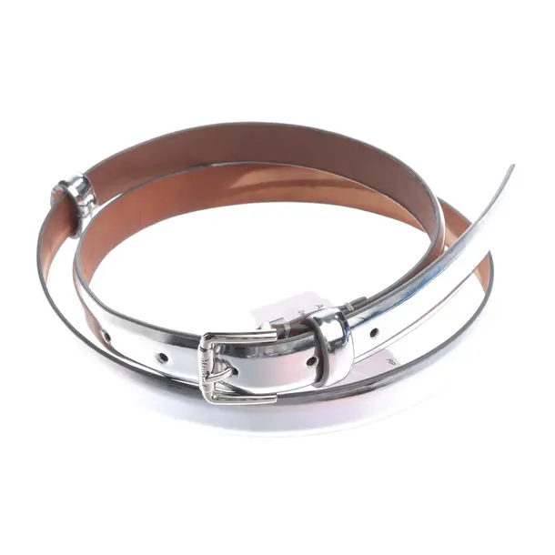 Gürtel in Metallic, Leder, Max Mara