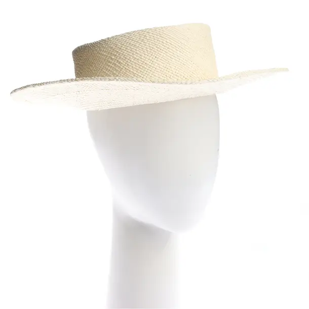 Hat in White, Straw, Ruslan Baginskiy