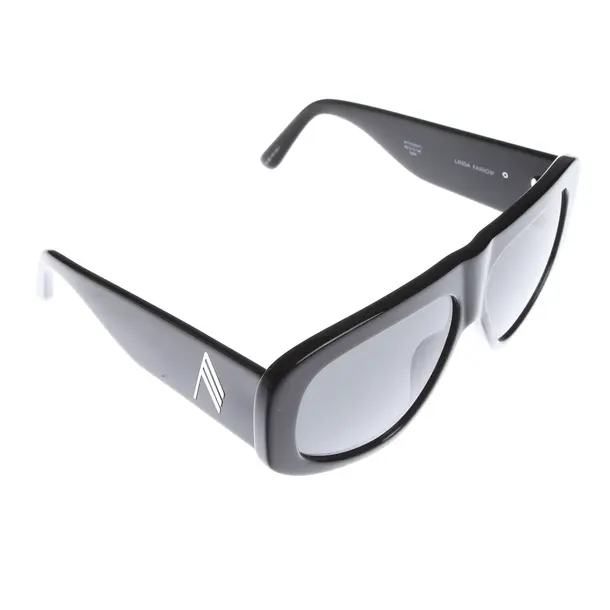 Sonnenbrille in Schwarz, Kunststoff, The Attico