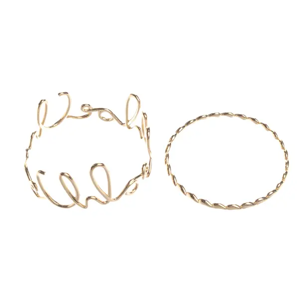 Armband in Metallic, Metall (metallisch, metallisiert), Chloé