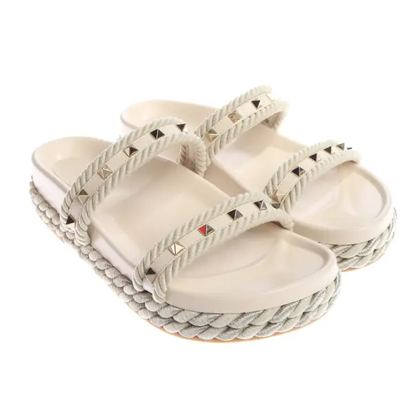 Sandals in White, , Valentino