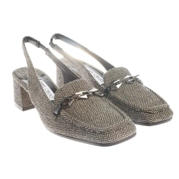 Slingbacks in White, , Jimmy Choo
