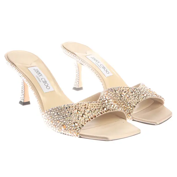 Sandaletten in Metallic, , Jimmy Choo