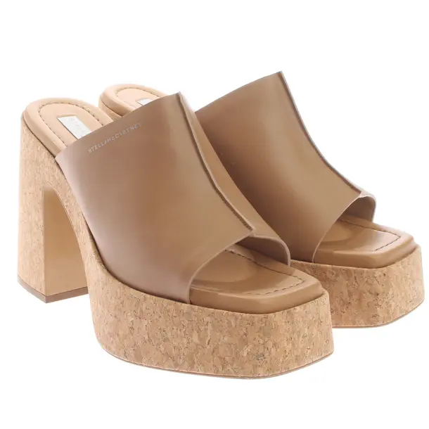 Heeled Sandals in Brown, , Stella McCartney