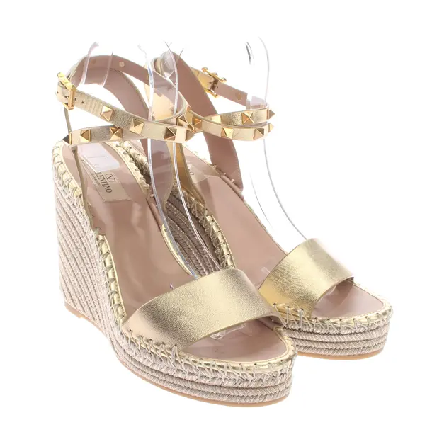 Wedges, in Gold, Valentino