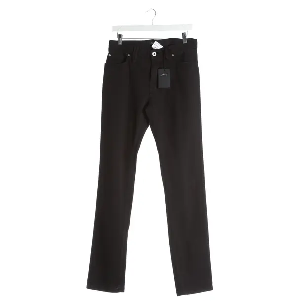 Straight Fit Jeans, in Black, Cotton, Brioni
