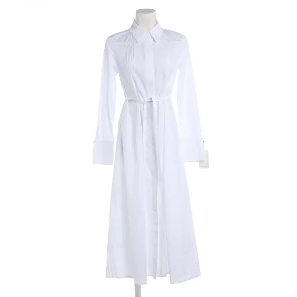 Dress, in White, Cotton, CO