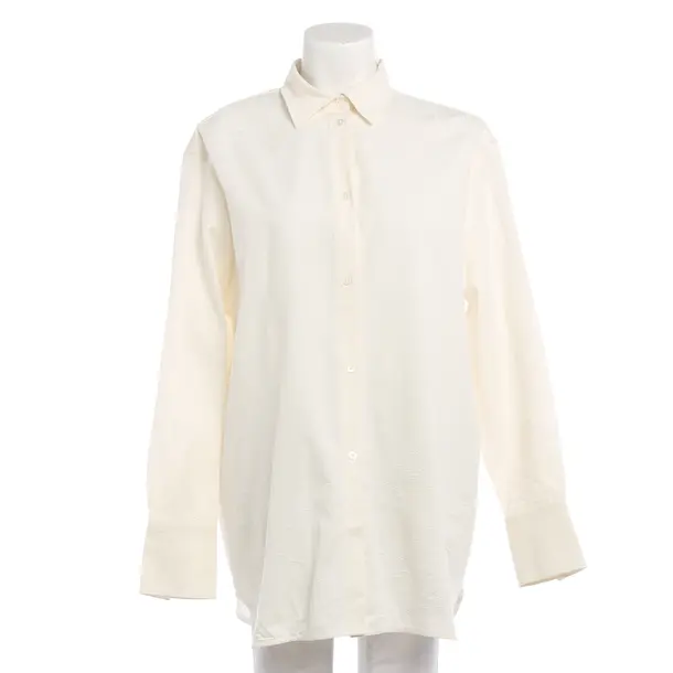 Blouse, in Cream, Cotton, Totême