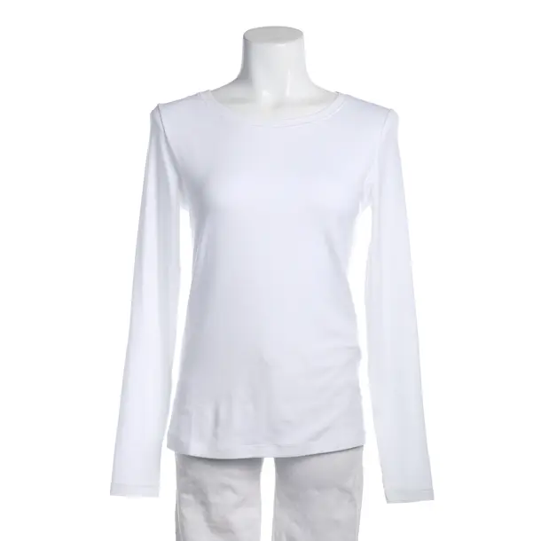 Long Sleeve Shirt in White, Cotton, Juvia