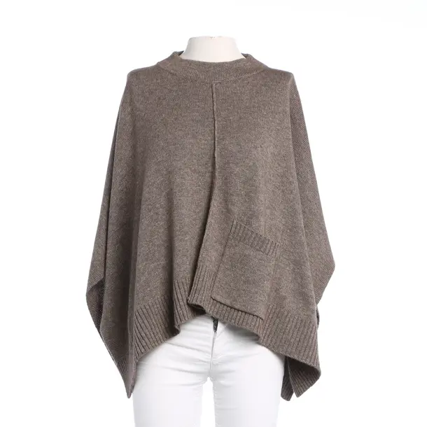 Poncho, in Brown, Wool, FTC Cashmere