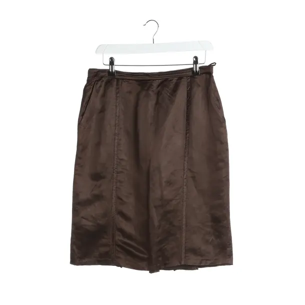 Rock in Braun, Leinen, Max Mara