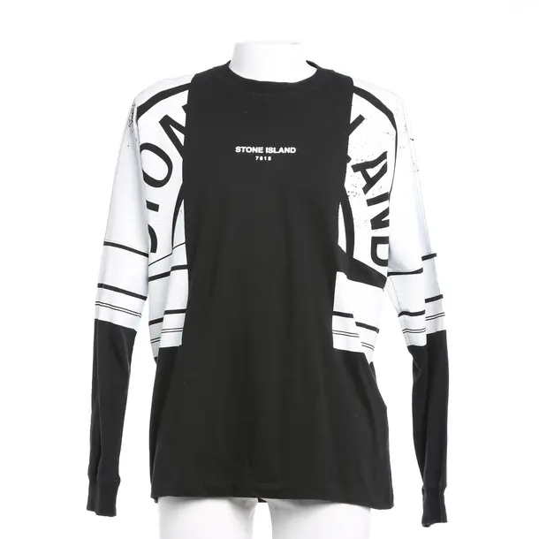 Long Sleeve Shirt in Black, Cotton, Stone Island