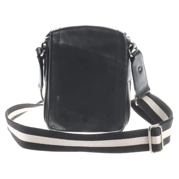 Messenger Bag, in Black, Leather, Bally