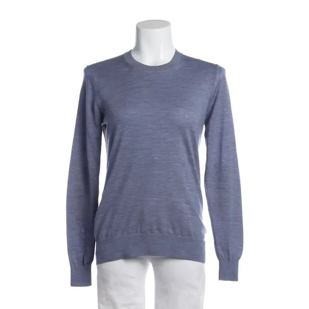 Wollpullover in Blau, Wolle, Burberry