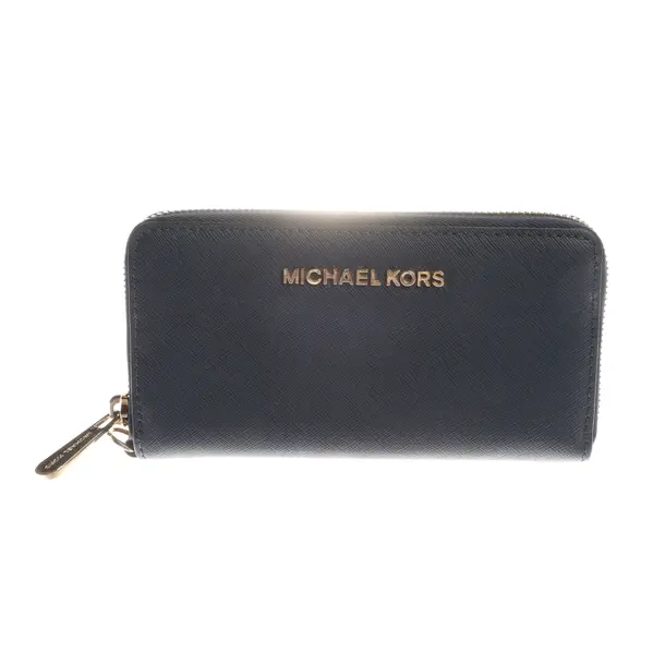 Wallet in Blue, Leather, Michael Kors
